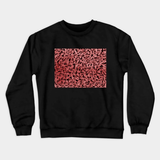 Pink Cheetah Pattern Crewneck Sweatshirt by TheCameraEyeDesigns